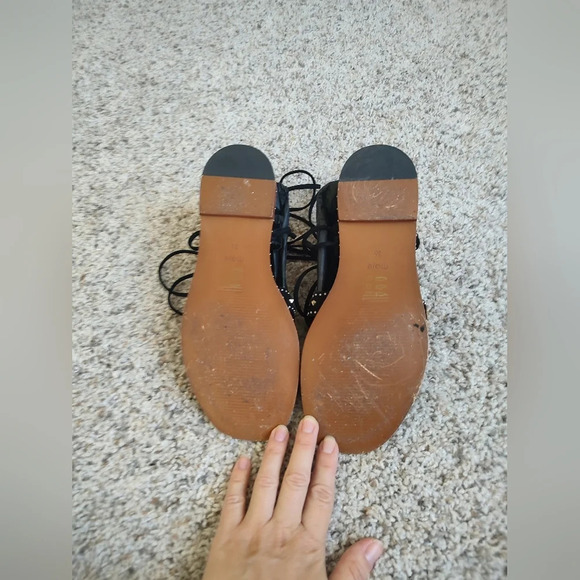 Maje Anthropologie suede sandals size 6 - Picture 9 of 10
